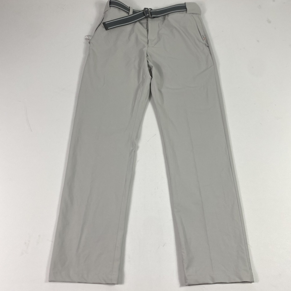 Belstaff Pants Mens 32 Gray Challenger Trouser Belted Cotton‎ Nylon Stretch